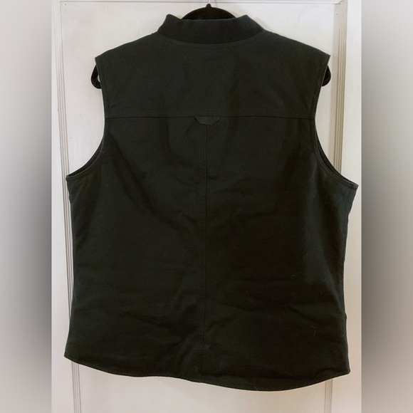 Duluth Trading Company 40 Grit Warm Black Quilted Jeans Work Vest Men’s Large - Picture 5 of 6